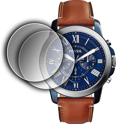 EJZATI Edge To Edge Screen Guard for FOSSIL GRANT SPORT ANALOG WATCH FS5268I WATCH SCREEN GUARD(Pack of 2)