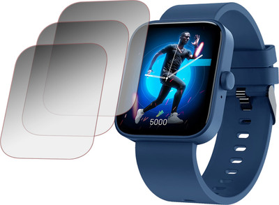 EJZATI Edge To Edge Screen Guard for CROSSBEATS IGNITE SPECTRA PLUS SMARTWATCH(Pack of 3)