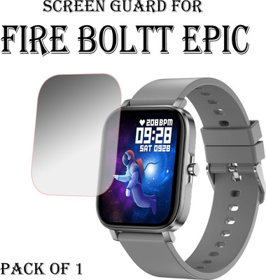 ejzatex Edge To Edge Screen Guard for FIRE BOLTT EPIC SMARTWATCH(Pack of 1)