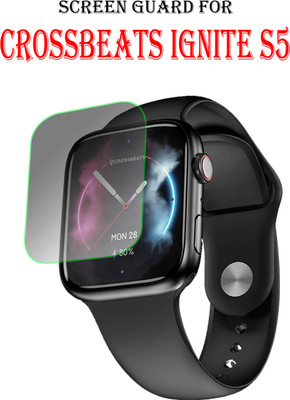 EJZATI Edge To Edge Screen Guard for CROSSBEATS IGNITE S5 SMARTWATCH(Pack of 1)