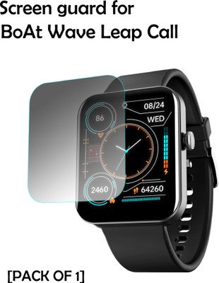 EJZATEX Edge To Edge Screen Guard for BOAT WAVE LEAP CALL SMARTWATCH(Pack of 1)