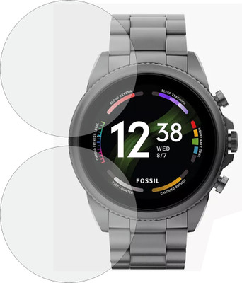 Mobling Screen Guard for Fossil Gen 6 Smoke Stainless(Pack of 2)