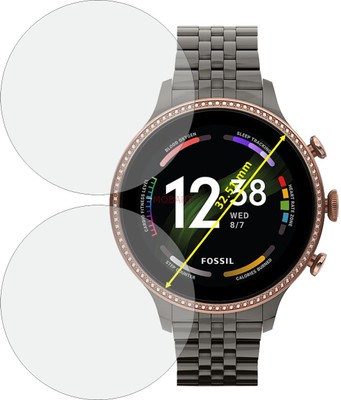 MOBART Edge To Edge Screen Guard for Fossil Gen 6 Ftw6078(Pack of 2)