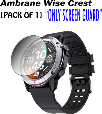 EJZATI Edge To Edge Screen Guard for AMBRANE WISE CREST SMARTWATCH(Pack of 1)