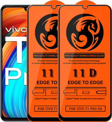 HQ Protection Edge To Edge Screen Guard for Vivo T1 Pro 5G(Pack of 2)