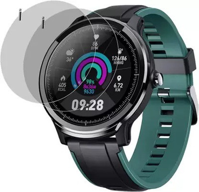 KONG FU MA Tempered Glass Guard for CrossBeats Ace SpO2 Smartwatch (Pack of 2)(Pack of 1)