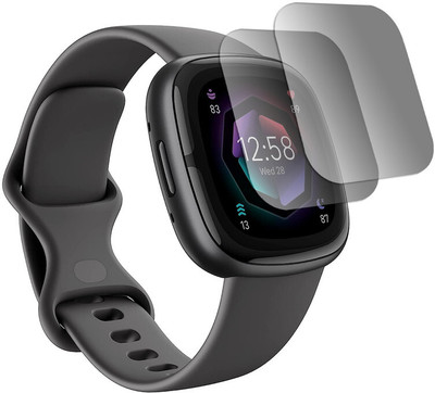 hirdesh Edge To Edge Screen Guard for Fitbit Sense 2(Pack of 2)