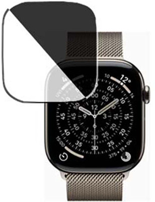 daffin Edge To Edge Screen Guard for Apple Watch Series 11 Titanium 46mm(Pack of 1)