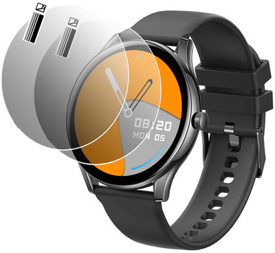 HIDEOUS Edge To Edge Screen Guard for Pebble Cosmos Bold Metallic Smartwatch, 1.39''(Pack of 2)