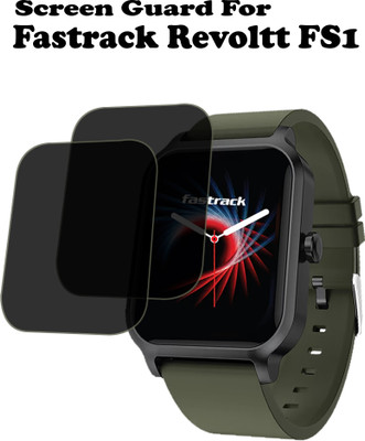 EJZATI Edge To Edge Screen Guard for FASTRACK REVOLTT FS1 SMARTWATCH(Pack of 2)
