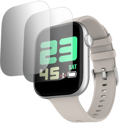 DOUMOF Edge To Edge Screen Guard for Fire Boltt Fighter SMARTWATCH(Pack of 2)