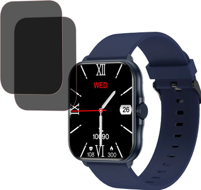 ejzatex Edge To Edge Screen Guard for FIRE BOLTT ETERNO SMARTWATCH(Pack of 2)