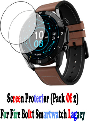 RapTag Edge To Edge Screen Guard for Fire Boltt Lagacy Watch (Screen guard only)(Pack of 2)