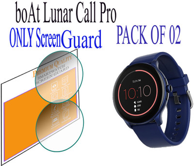 daffin Edge To Edge Screen Guard for boAt Lunar Call Pro(Pack of 2)