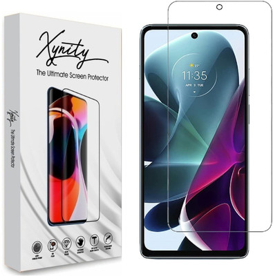 XYNITY Edge To Edge Tempered Glass for Motorola Edge 20, Motorola Edge 30 Pro, Motorola Edge 20 Fusion, Motorola Edge 20 Pro(Pack of 1)