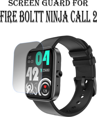 ejzatex Edge To Edge Screen Guard for Fire Boltt Ninja Call 2 Smartwatch(Pack of 1)