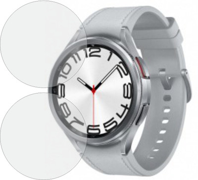 TELTREK Edge To Edge Screen Guard for Samsung Galaxy Watch6 Classic 43mm(Pack of 2)