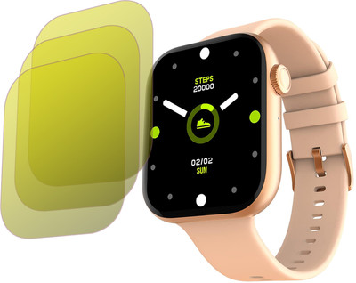 ejzatex Edge To Edge Screen Guard for FIRE BOLTT FIGHTER SMARTWATCH(Pack of 3)