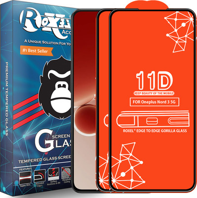 Roxel Edge To Edge Screen Guard for Oneplus Nord 3 5G(Pack of 2)