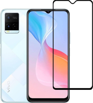MobiCraft Zone Edge To Edge Screen Guard for Vivo Y21e(Pack of 2)