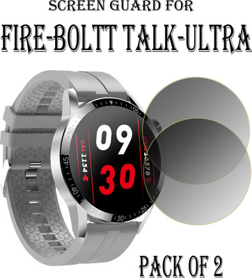 EJZATI Edge To Edge Screen Guard for FIRE BOLTT TALK ULTRA SMARTWATCH(Pack of 2)