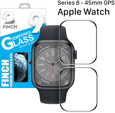 FINCH Edge To Edge Screen Guard for APPLE WATCH SERIES 8 45MM GPS(Pack of 2)