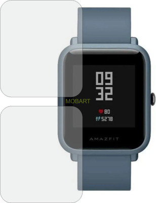 MOBART Edge To Edge Screen Guard for AMAZFIT BIP LITE(Pack of 2)