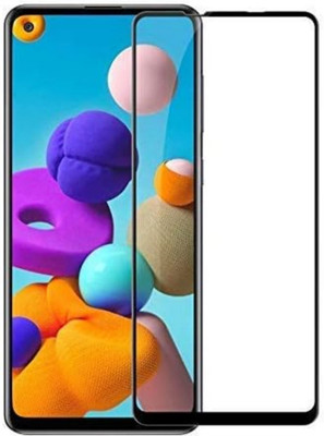 Vigorous Edge To Edge Tempered Glass for Samsung Galaxy A21, A21s(Pack of 1)