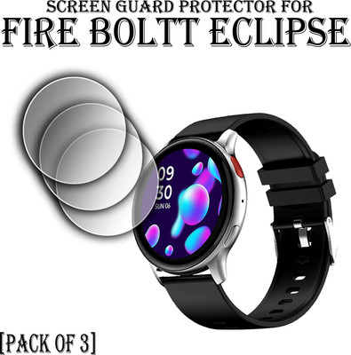 ejzatex Edge To Edge Screen Guard for FIRE BOLTT ECLIPSE SMARTWATCH SCREEN GUARD(Pack of 3)