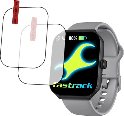 EJZATI Edge To Edge Screen Guard for FASTRACK REVOLTT FS1 MAX SMARTWATCH, SCREEN GUARD(Pack of 2)