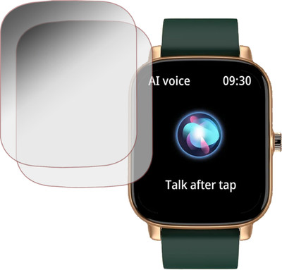 EJZATEX Edge To Edge Screen Guard for NOISE COLORFIT VIVID CALL SMARTWATCH(Pack of 2)