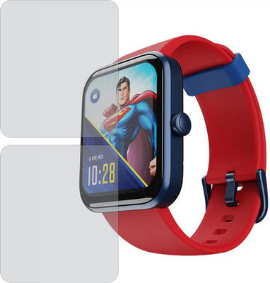 TELTREK Edge To Edge Screen Guard for boAt Watch Xtend Superman DC(Pack of 2)