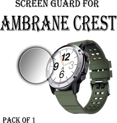 ejzatex Edge To Edge Screen Guard for AMBRANE WISE CREST SMARTWATCH(Pack of 1)