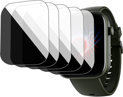 daffin Edge To Edge Screen Guard for boAt Wave Astra 3(Pack of 5)