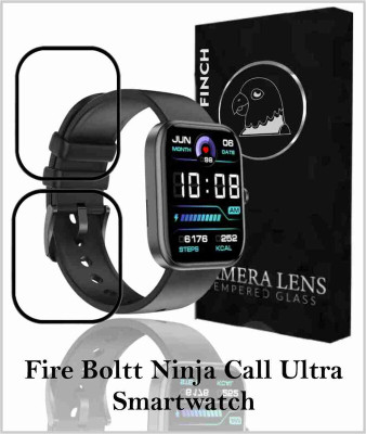 KANCHA Edge To Edge Screen Guard for FIRE BOLTT NINJA CALL ULTRA SMART WATCH(Pack of 2)