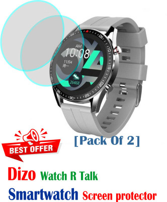 RapTag Edge To Edge Screen Guard for N&P Dizo Watch R Talk(Pack of 2)
