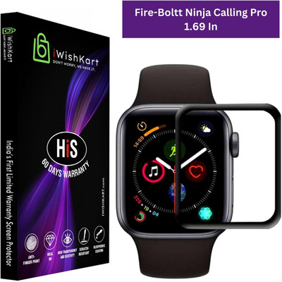 iWishKart Edge To Edge Screen Guard for Fire-Boltt Ninja Calling Pro(Pack of 1)