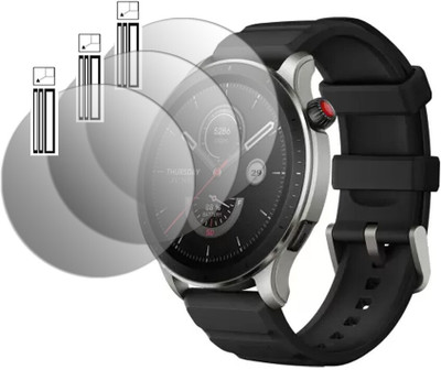 YCHROZE Edge To Edge Screen Guard for AMAZFIT GTR 4(Pack of 3)