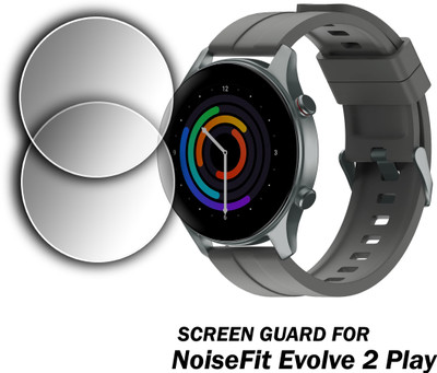 ejzatex Edge To Edge Screen Guard for NOISEFIT EVOLVE 2 PLAY SMARTWATCH(Pack of 2)