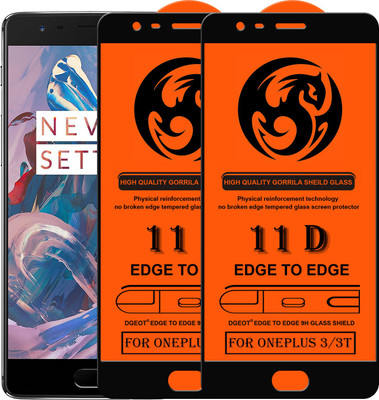 HQ Protection Edge To Edge Screen Guard for OnePlus 3(Pack of 2)