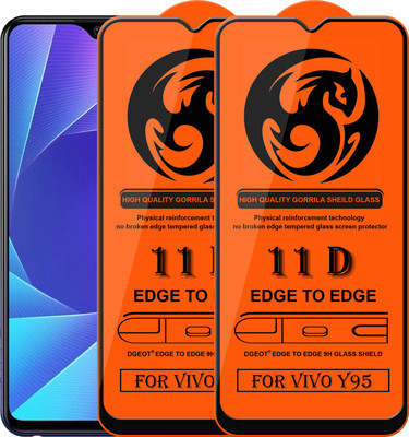HQ Protection Edge To Edge Screen Guard for Vivo Y95(Pack of 2)