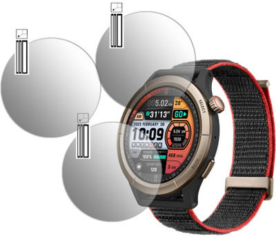 DOUMOF Edge To Edge Screen Guard for Amazfit Cheetah Pro SCREEN(Pack of 3)
