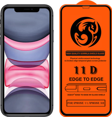 XRENGTH Edge To Edge Tempered Glass for Apple iPhone XR(Pack of 1)