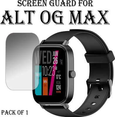 EJZATI Edge To Edge Screen Guard for ALT OG MAX SMARTWATCH(Pack of 1)