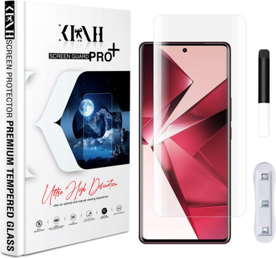 KLAH Edge To Edge Screen Guard for Vivo V29e 5G, Borderless UV Glass Protection(Pack of 1)