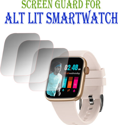 EJZATI Edge To Edge Screen Guard for ALT LIT SMARTWATCH(Pack of 3)