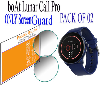 HIDEOUS Edge To Edge Screen Guard for boAt Lunar Call Pro(Pack of 2)
