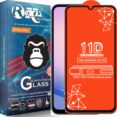 Roxel Edge To Edge Screen Guard for SAMSUNG A25 5G(Pack of 1)