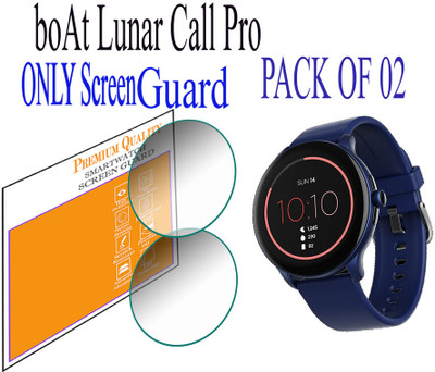 HIDEOUS Edge To Edge Screen Guard for boAt Lunar Call Pro(Pack of 2)