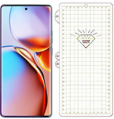 ankSONline Edge To Edge Screen Guard for Moto Edge Plus, |Unbreakable [Fingerprint Unlock,Anti-Scratch](Pack of 1)
